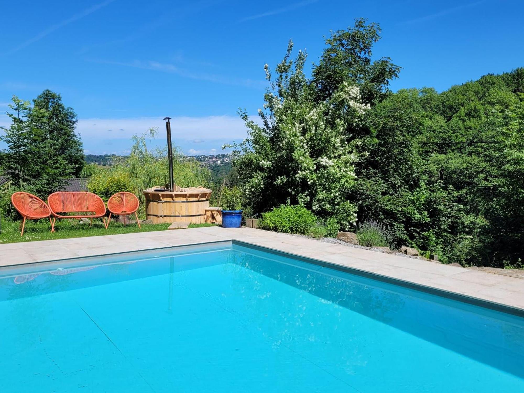 Nice Holiday Home In Nature With Sauna, Hot Tub En Swimming Pool Βερβιέ Εξωτερικό φωτογραφία